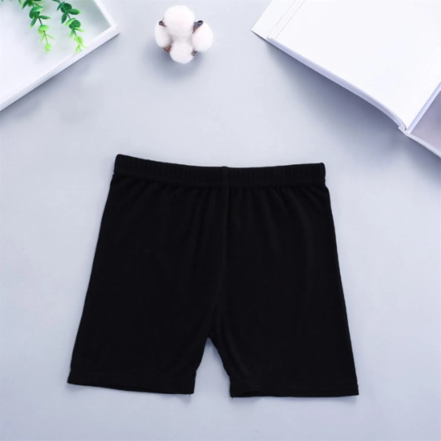 2 Pack Girls Bike Shorts Cotton Cartwheel Shorts for Toddler Girls Under Dress Dance Yoga Soccer Short Kids Biker