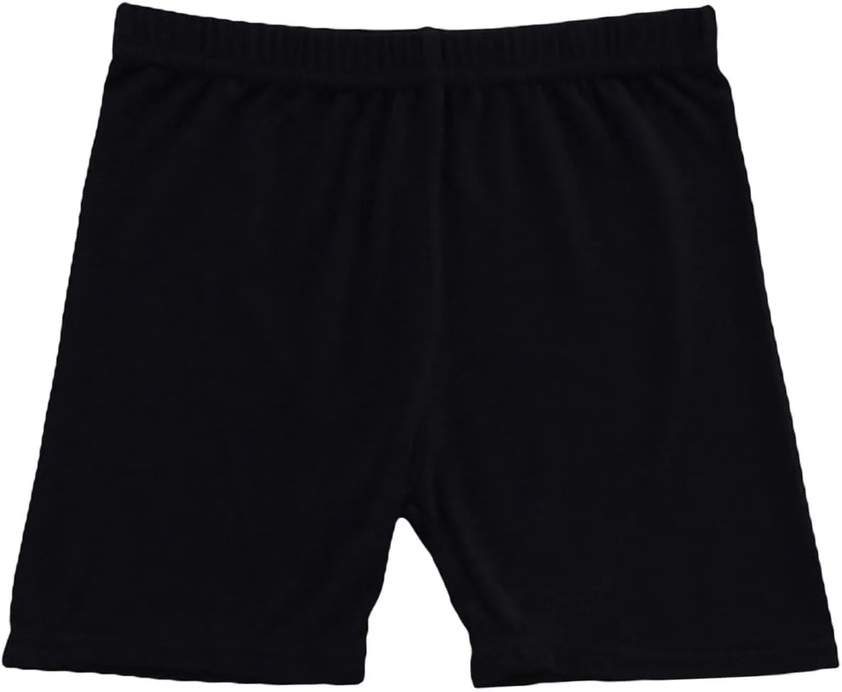 2 Pack Girls Bike Shorts Cotton Cartwheel Shorts for Toddler Girls Under Dress Dance Yoga Soccer Short Kids Biker