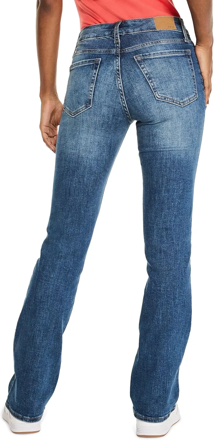 Aeropostale Women's Aero Mid Rise Bootcut Jean