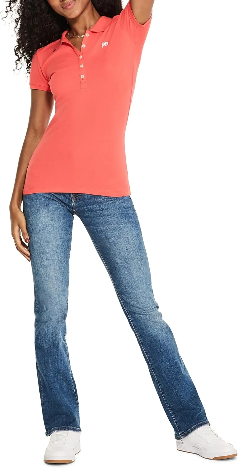 Aeropostale Women's Aero Mid Rise Bootcut Jean
