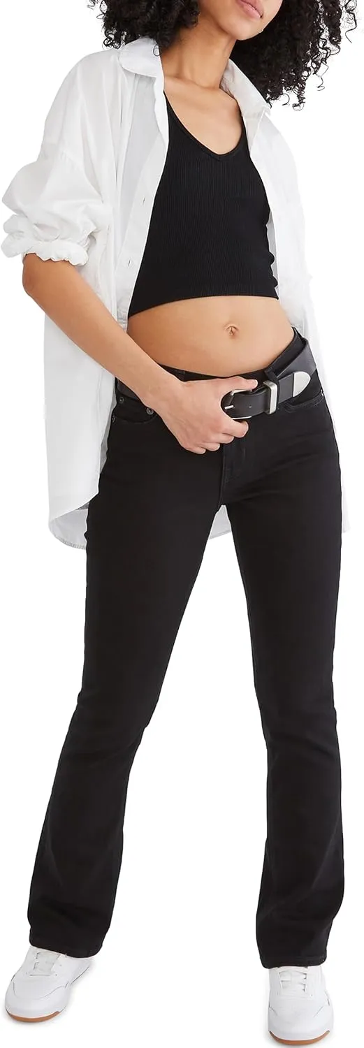 Aeropostale Women's Aero Mid Rise Bootcut Jean