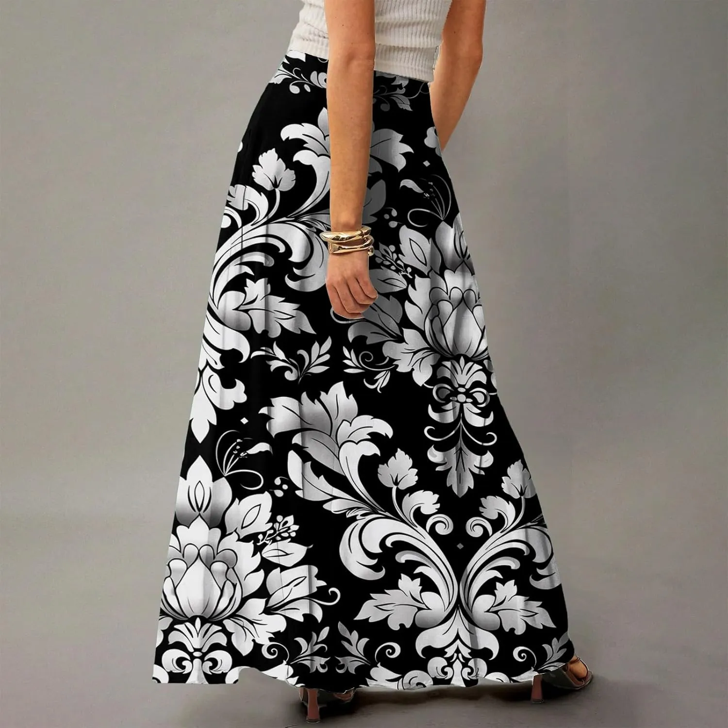 Beach Skirts for Women, Summer Elegantes Maxi Casual Trendy Womens Skirts