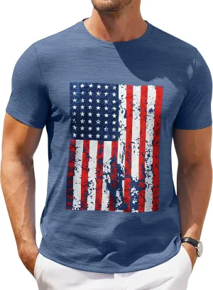 COOFANDY Mens Crew Neck T Shirt Short Sleeve Casual Summer Basic Tee Muscle Slim Fit Workout T-Shirt