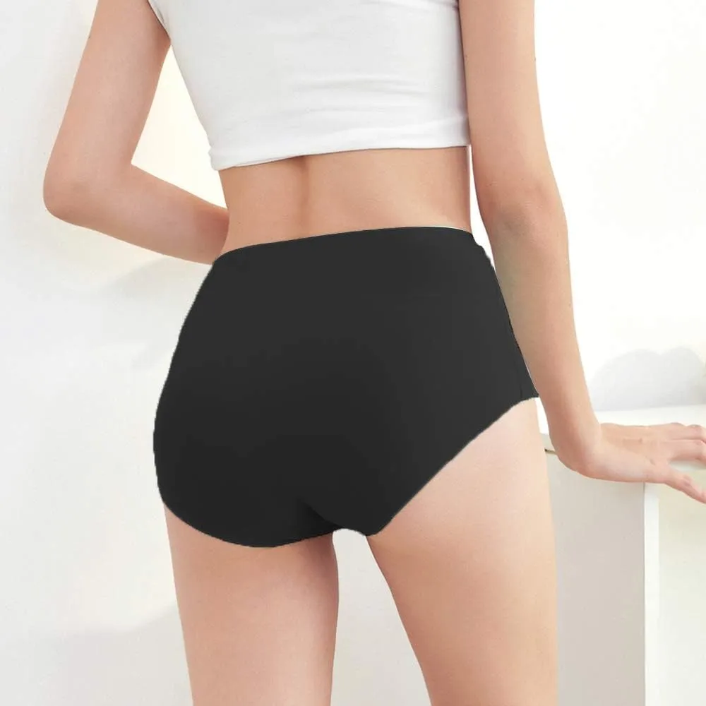 FallSweet No Show High Waist Briefs Underwear for Women Seamless Panties Multi Pack