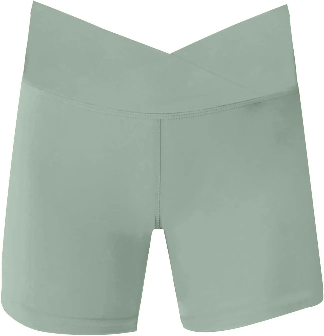 Girls Boys B𝗶ke Shorts Volleyball Spandex Shorts Kids Pull on Dance Yoga Workout Athletic Running Compression Short