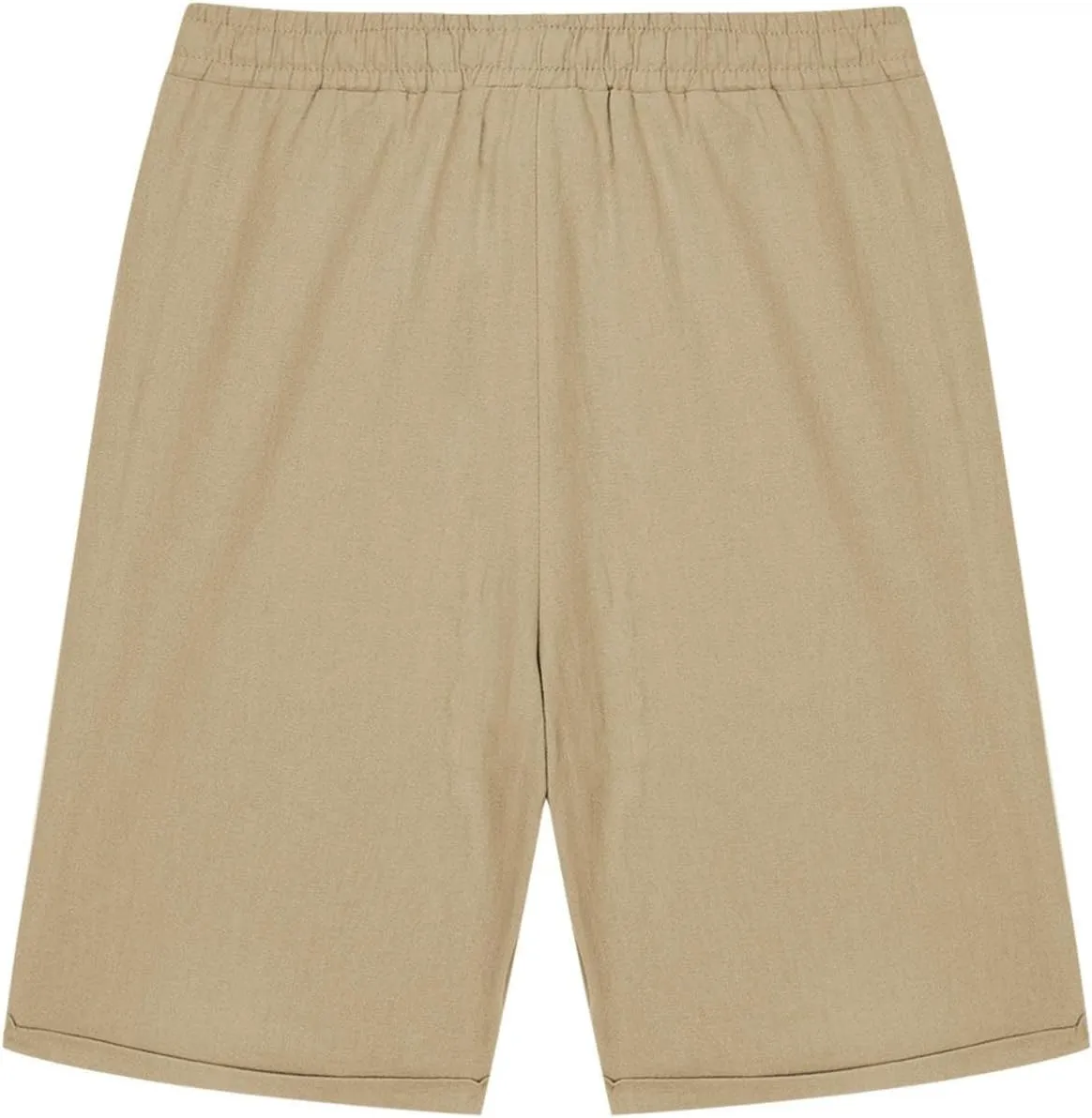 Girls Casual Bermuda Shorts Kids Knee Length High Waisted Summer Shorts Linen Comfy Drawstring Short Pants with