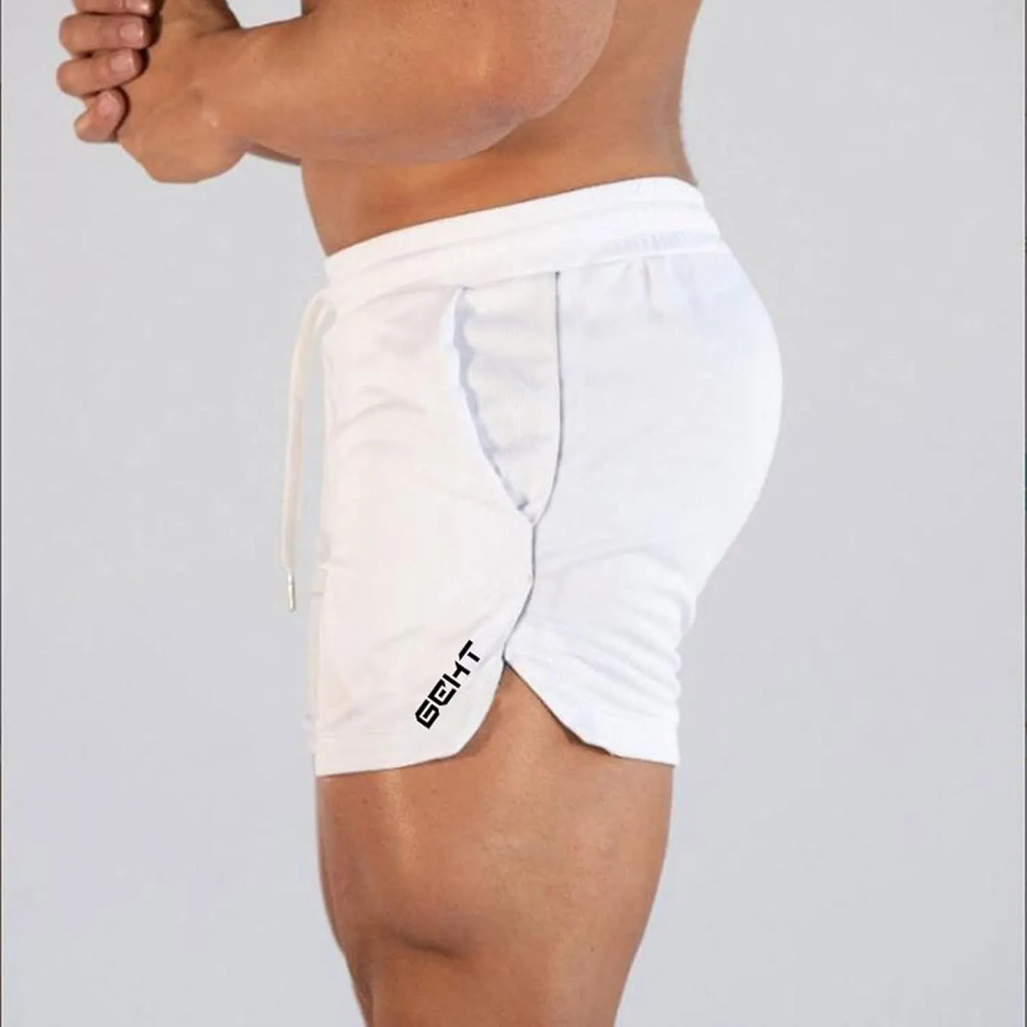 Gym Shorts Men 5 Inch Quick Dry Lightweight Athletic Short Pants Elastic Waist Bodybuilding Training Running Shorts
