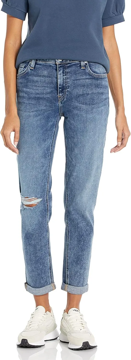 HUDSON Women's Lana Mid-Rise Slim Boyfriend Jean