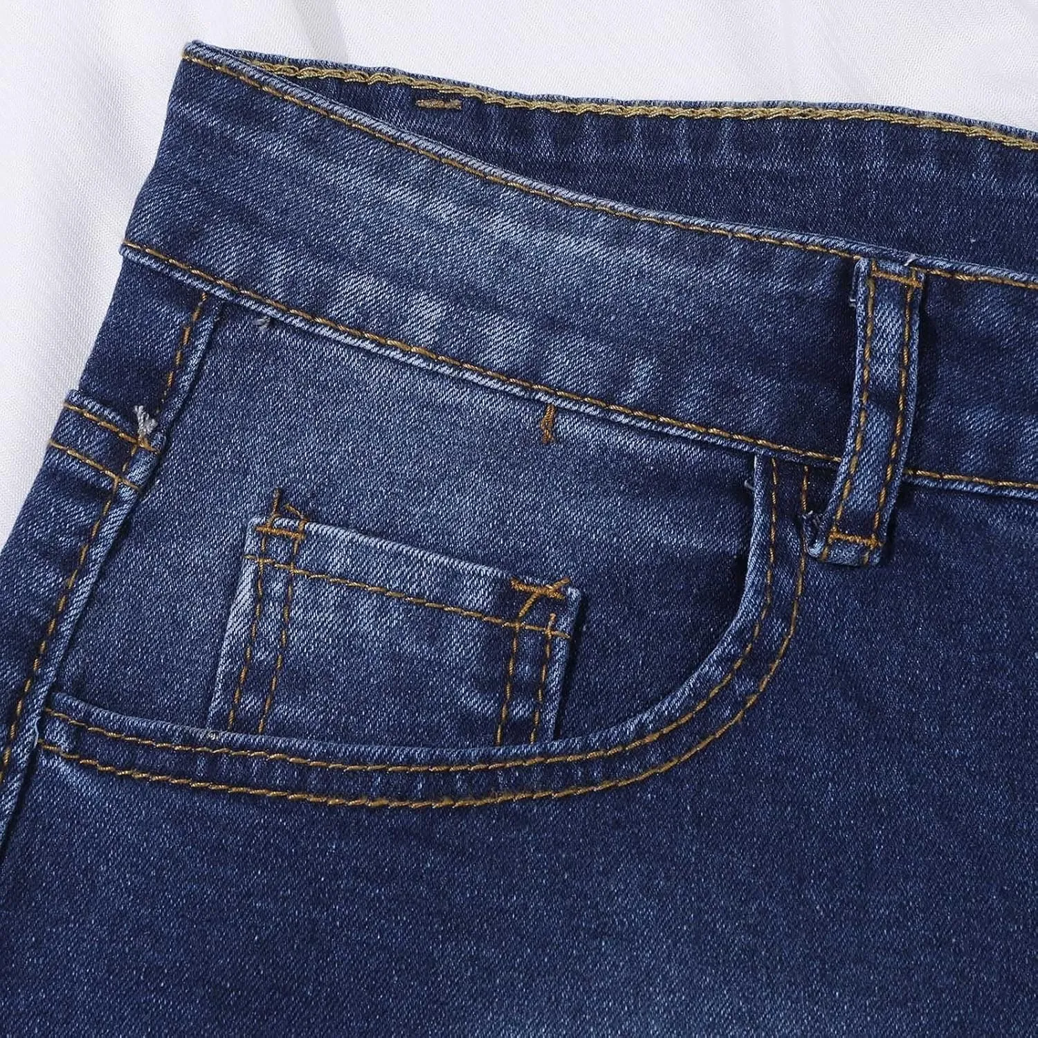 Jean Shorts Women Casual High Waisted Womens Denim Shorts Frayed Raw Hem Stretchy Shorts for Women