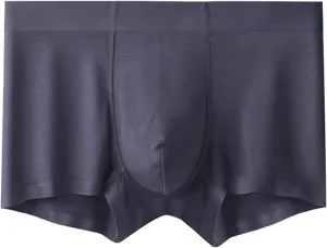 JEKE-DG Men's Boxer Briefs Ice Silk Cotton Modal Seamless Panties Underwear Soft Comfortable Underwear Trunks
