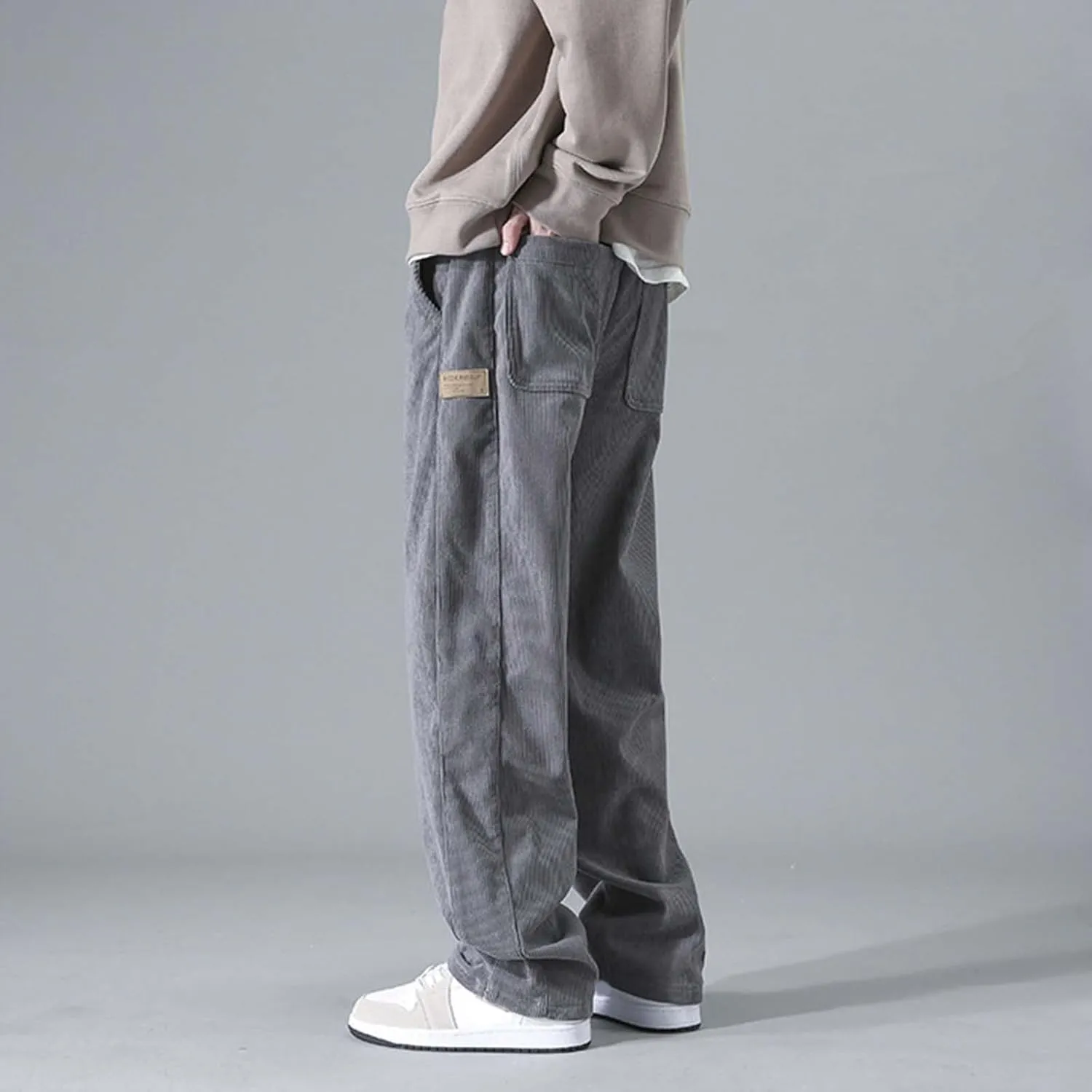 Joggers for Men Slim-Fit Joggers Sweatpant Plain Sport Cargo Combat Pant Soft Jogging Sweat