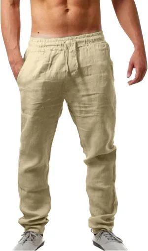 Joggers for Men UK Loose Fit Joggers Sweatpants Sport Chino Pant Comfort Soft Jogging Jogger