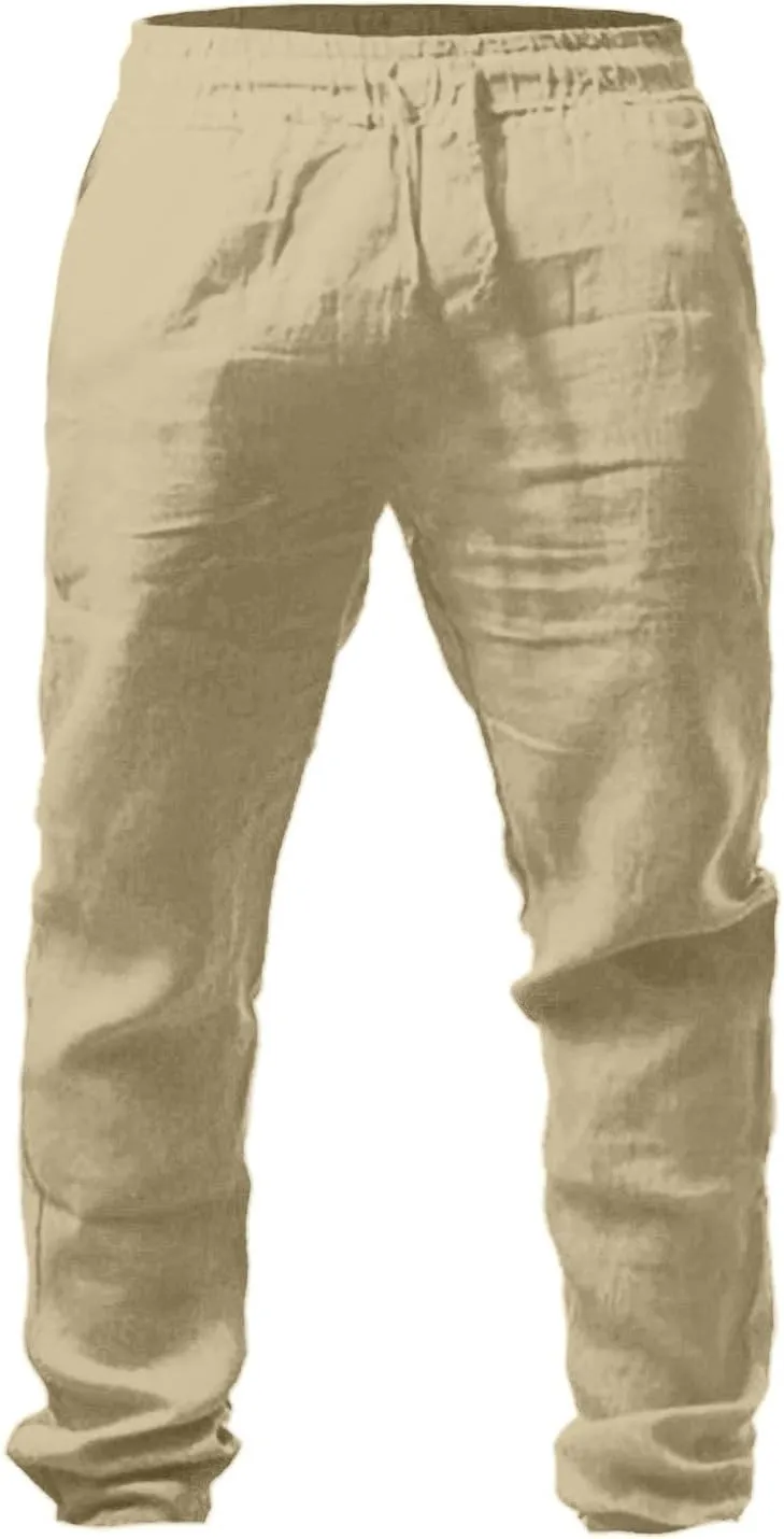 Joggers for Men UK Loose Fit Joggers Sweatpants Sport Chino Pant Comfort Soft Jogging Jogger