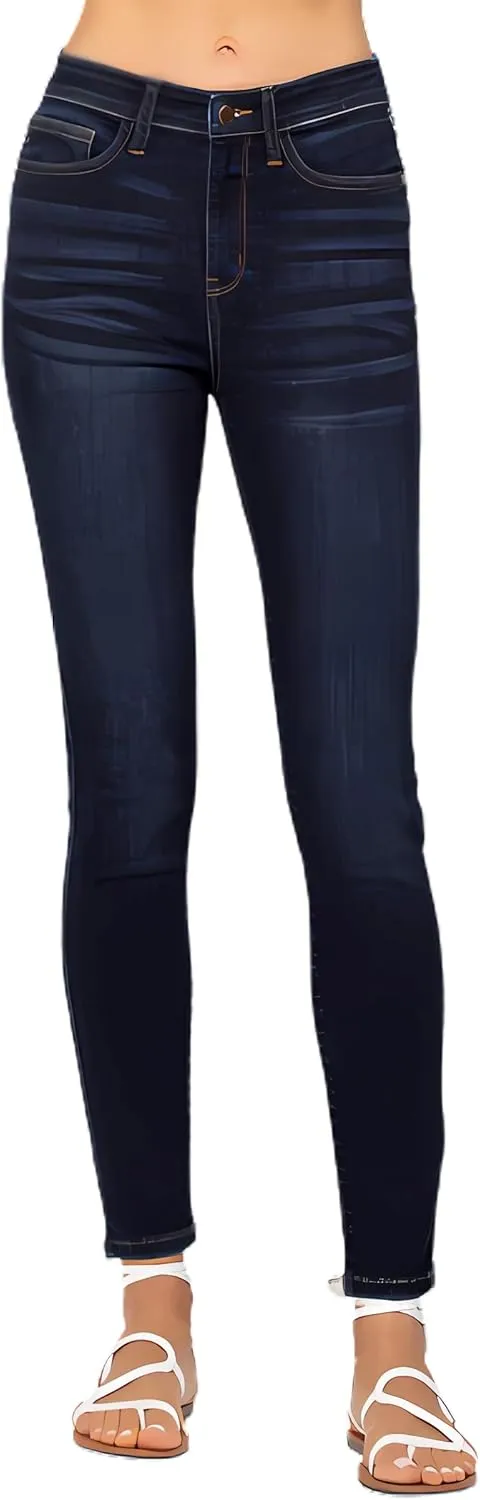 Judy Blue Handsand Mid Rise Skinny