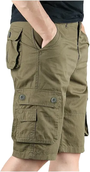 Khaki Shorts Men and Pants Leisure Color Fashion Men's Solid Summer Men's pants Big Mens Shorts Lightweight Cargo