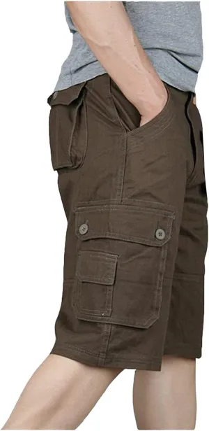 Khaki Shorts Men and Pants Leisure Color Fashion Men's Solid Summer Men's pants Big Mens Shorts Lightweight Cargo