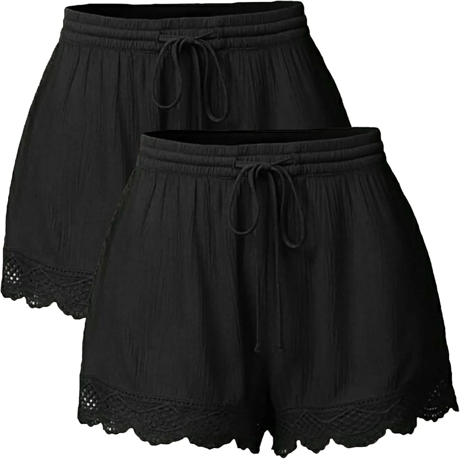 LCMTWX Workout Shorts Women Sweat Shorts Elastic Waist Running Workout Shorts with Pockets Women's Wide Workout Shorts