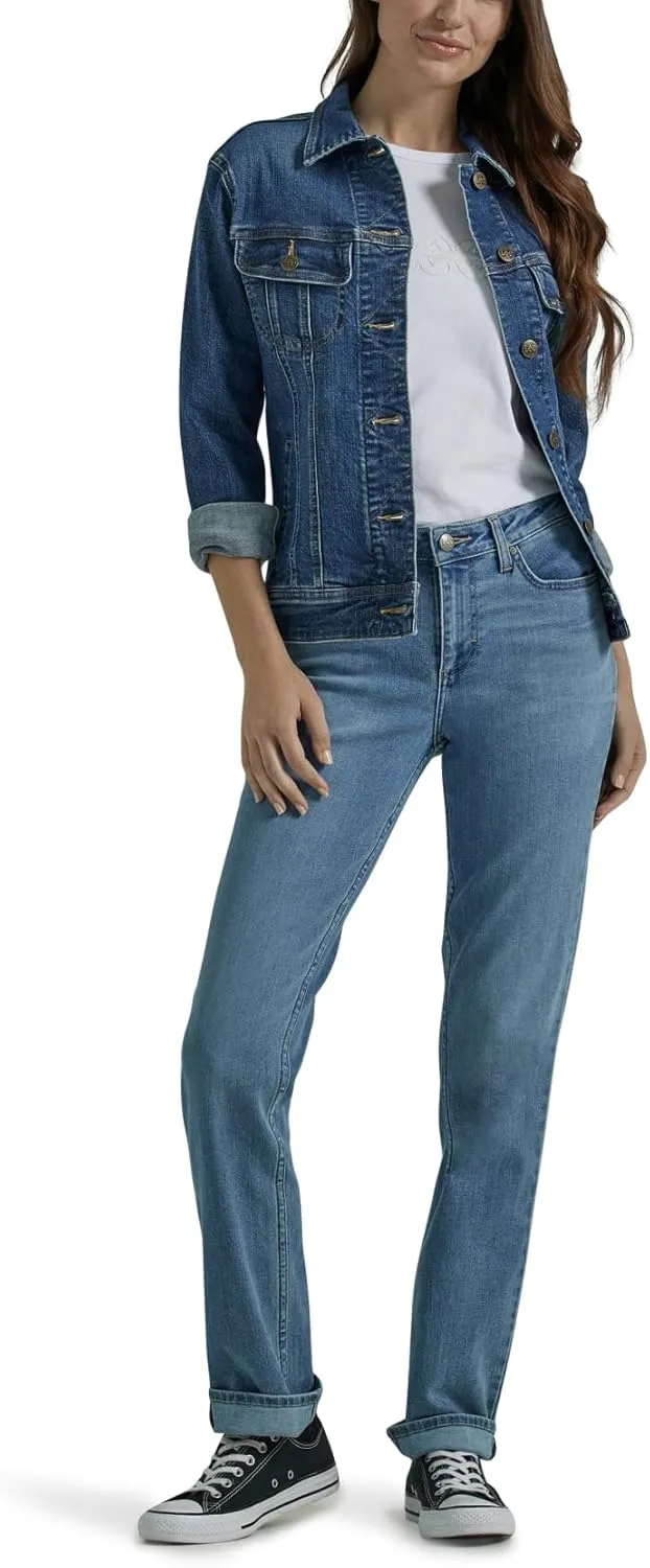 Lee Women's Legendary Mid Rise Straight Leg Jean