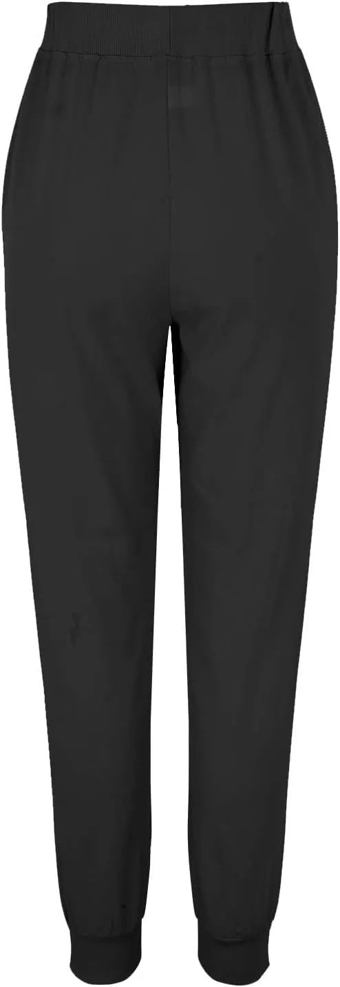 Linen Pants For Women 2025 Petite Summer Drawstring Elastic High Waist Comfy 2025 Lounge Vacation Tapered Trousers