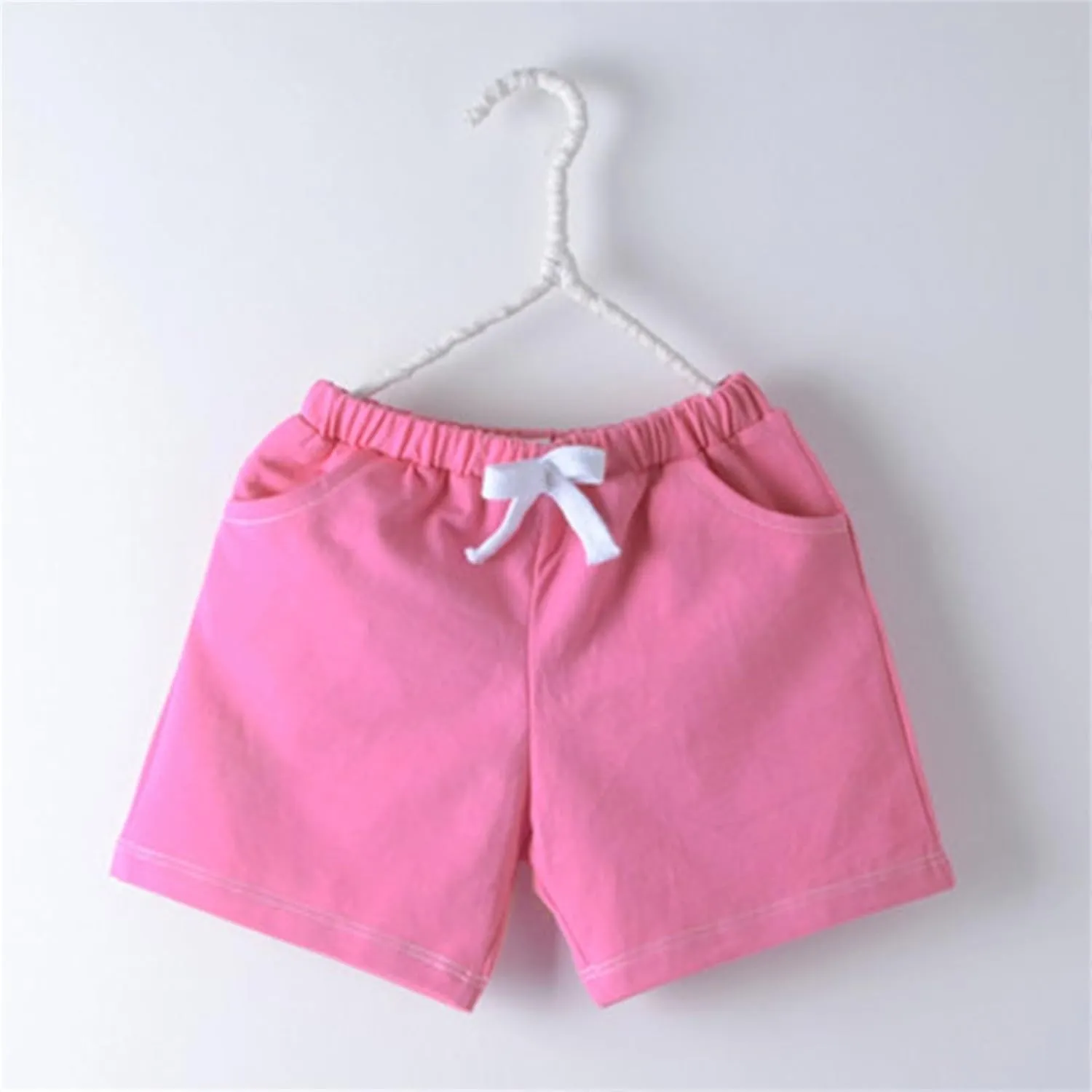 Little Boys Pull on Jogger Shorts Cotton Toddler Athletic Soccer Basketball Shorts Outdoor Quick Dry Hiking Pants