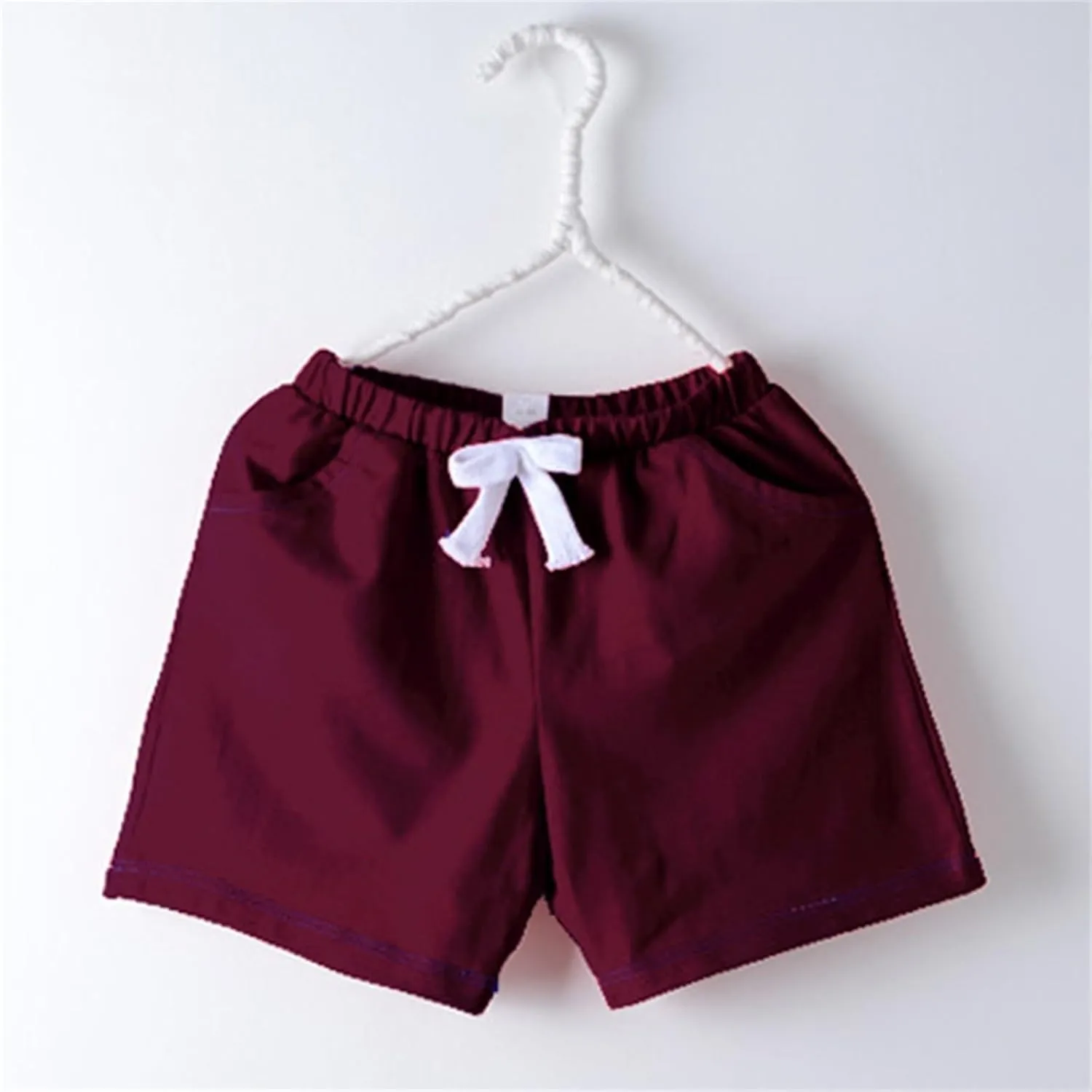 Little Boys Pull on Jogger Shorts Cotton Toddler Athletic Soccer Basketball Shorts Outdoor Quick Dry Hiking Pants
