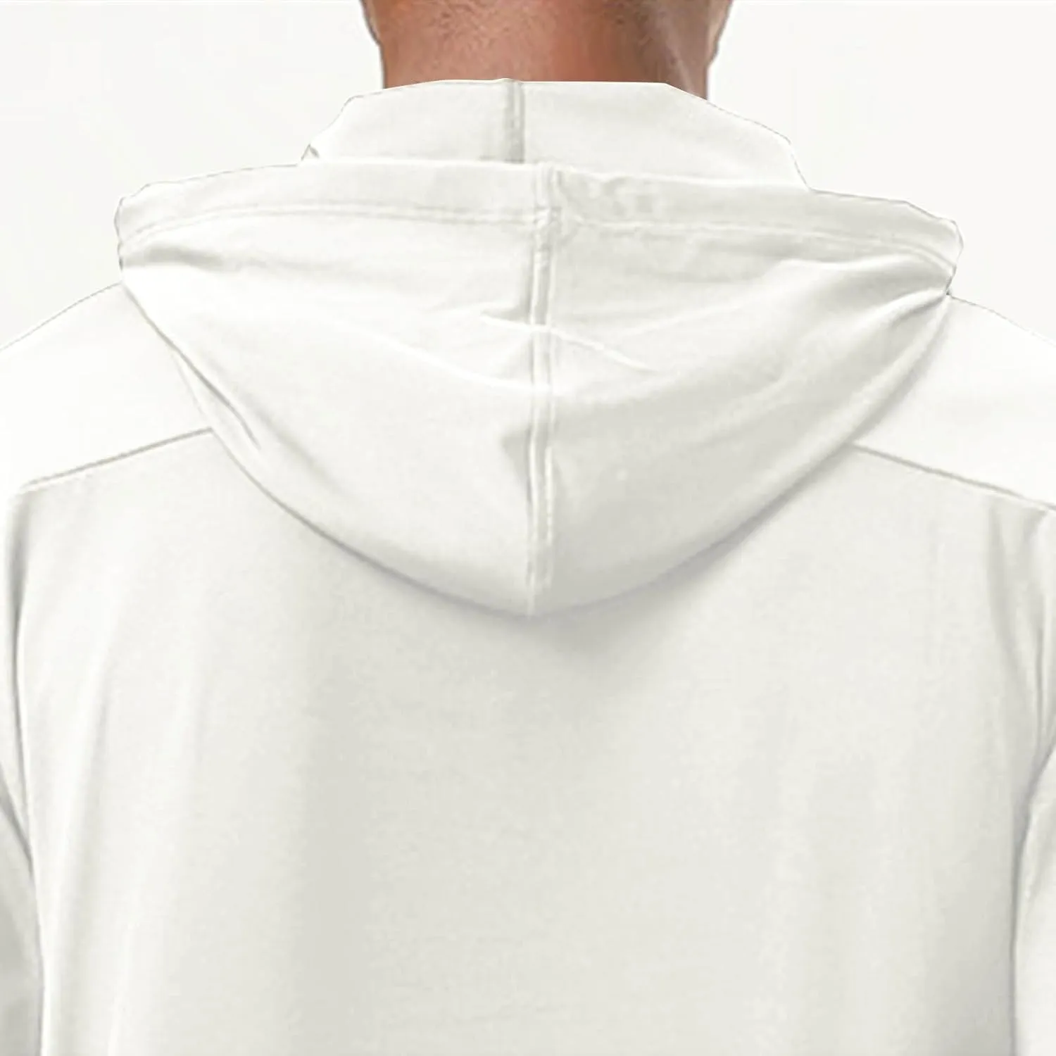 Long Sleeve Active Hoodie Lightweight Workout Upf 50  UV Sun Protection Hooded Fishing Sports Running Shirts for Men