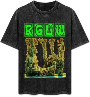 Men Women Vintage Oversized Short Sleeve T Shirt Novelty Drop Shoulder Tees Tops