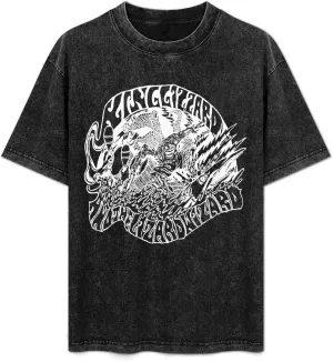 Men Women Vintage Oversized Short Sleeve T Shirt Novelty Drop Shoulder Tees Tops