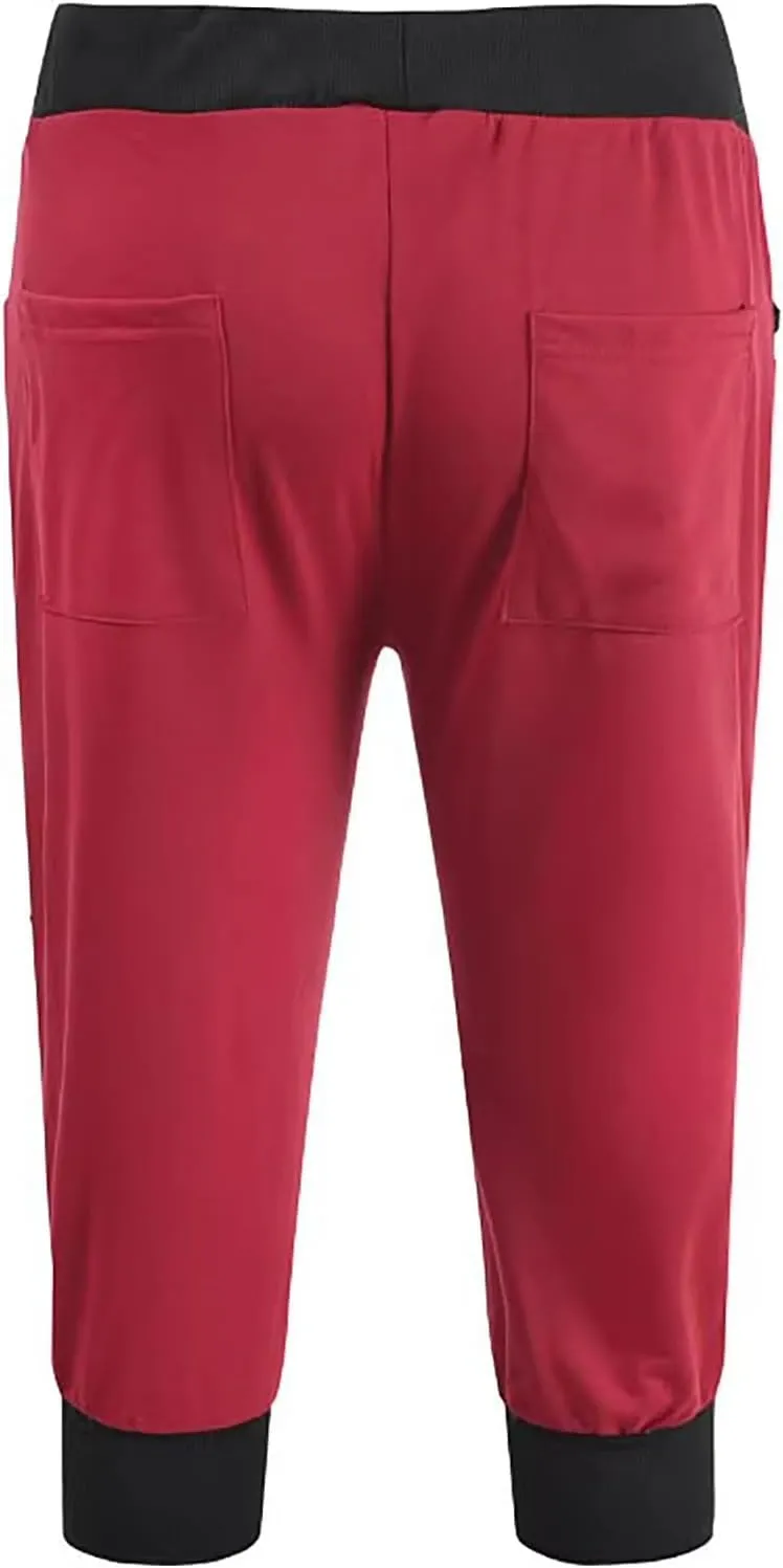 Men's Athletic Basketball Shorts Quick Dry Lightweight Workout Gym Tennis Short Pants Stretch Shorts with Pockets