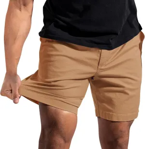 Men's Athletic Running Shorts 7'' Workout Gym Short Quick Dry Lightweight Hiking Shorts Stretch Pants with Pockets