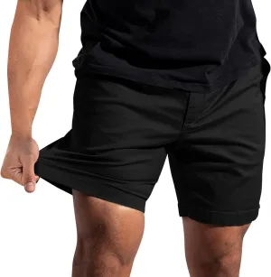 Men's Athletic Running Shorts 7'' Workout Gym Short Quick Dry Lightweight Hiking Shorts Stretch Pants with Pockets