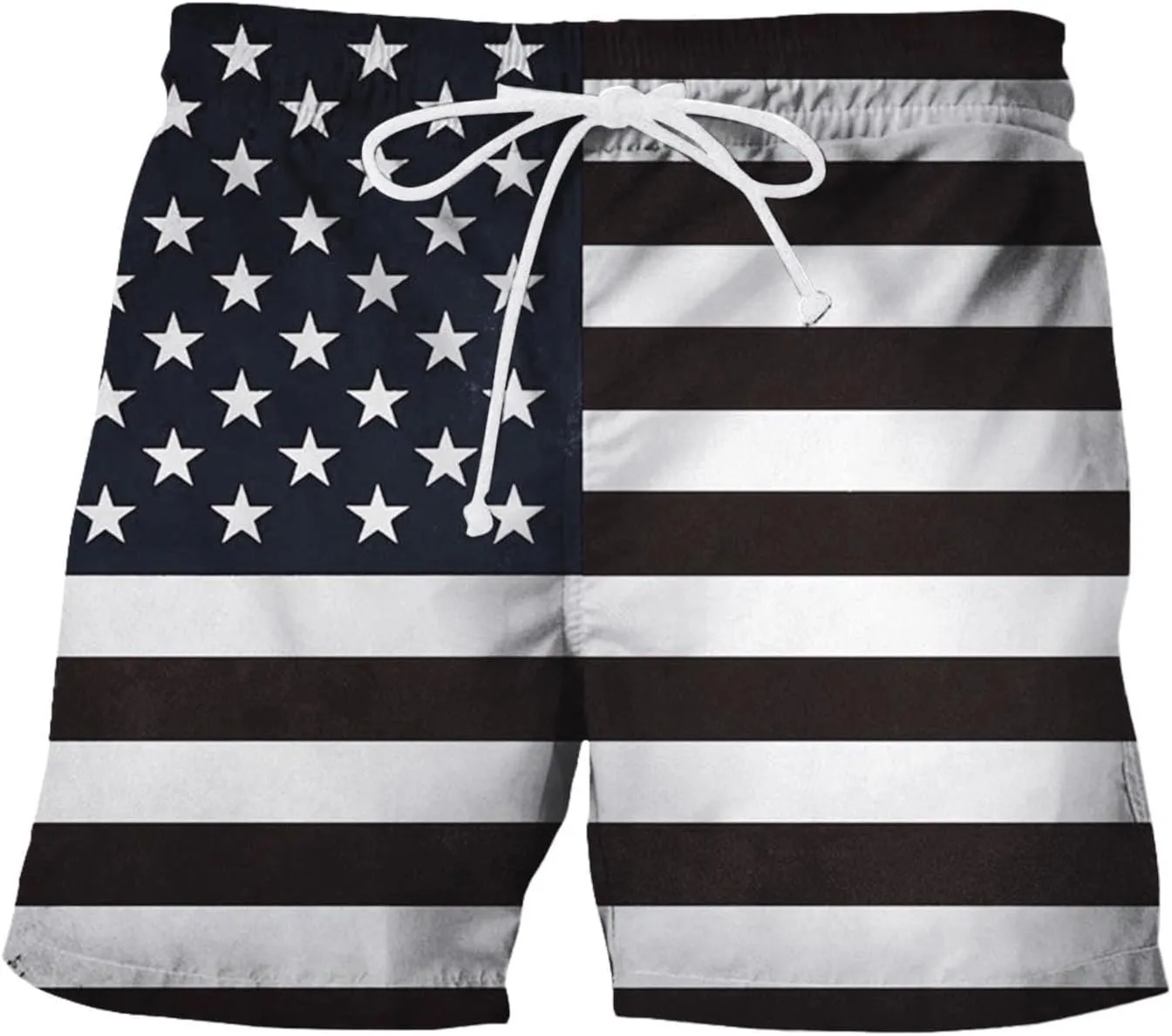 Men's Athletic Shorts Activewear Loose-Fit Breathable Running Workout Gym Shorts with Pockets 4th of July Beer Pants