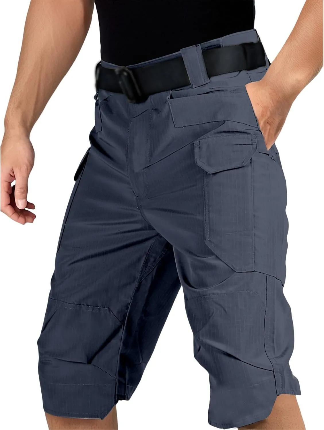 Mens Classic Tactical Shorts Summer Combat Cargo Shorts Outdoor Water-Resistant Hiking Pants with Multiple Pockets