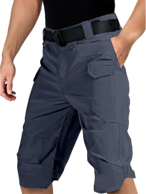Mens Classic Tactical Shorts Summer Combat Cargo Shorts Outdoor Water-Resistant Hiking Pants with Multiple Pockets