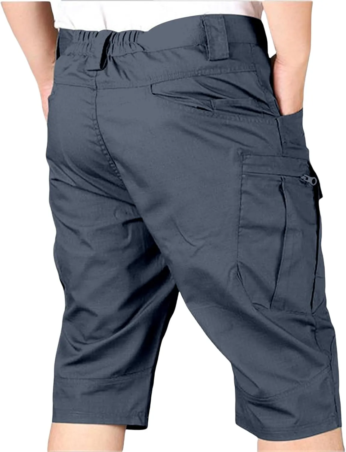 Mens Classic Tactical Shorts Summer Combat Cargo Shorts Outdoor Water-Resistant Hiking Pants with Multiple Pockets
