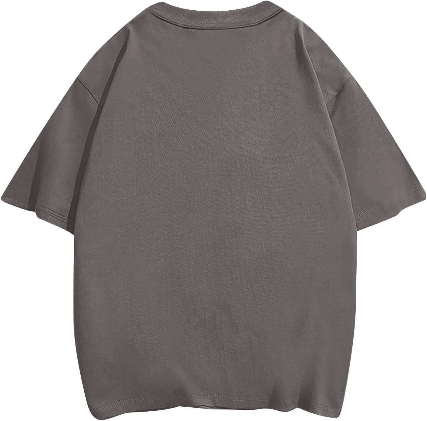 Men's Cotton T-Shirts Casual Crew Neck T-Shirt Short Sleeve Fashion Tee Shirts Summer Loose Fit Tops Clothing