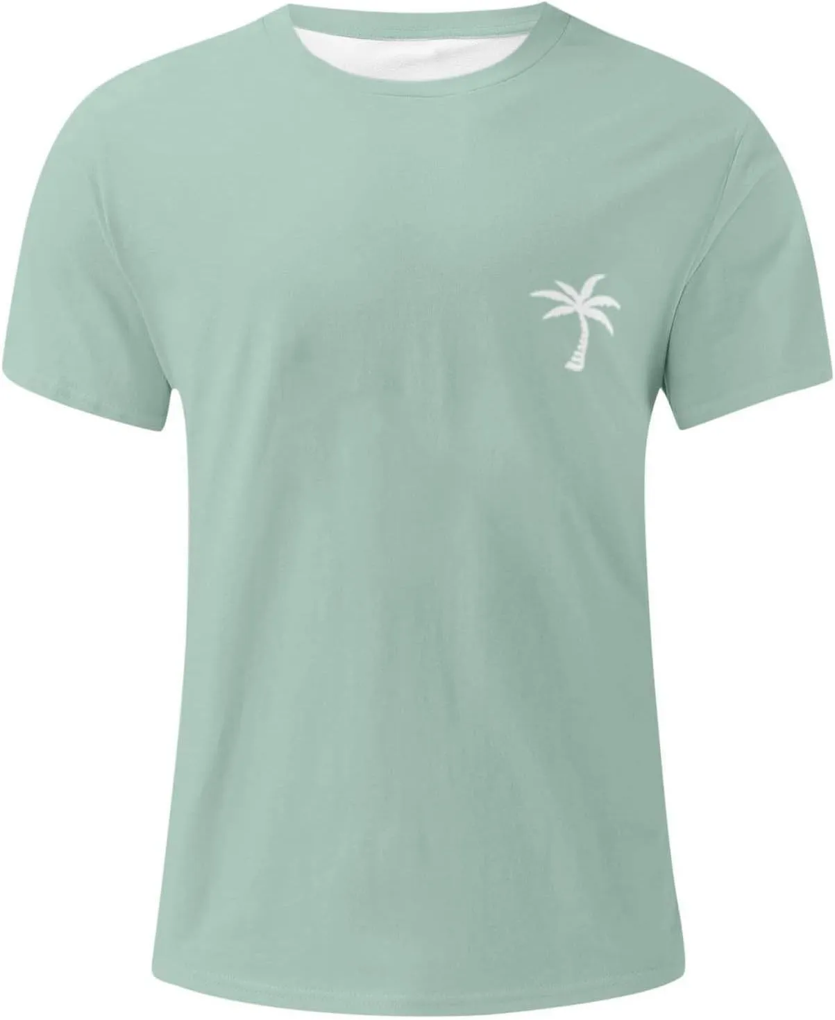 Mens Personalised Graphic Tees Round Neck Short Sleeve Loose Summer Tops Fashion T-Shirt with Creative Letters Retro Print