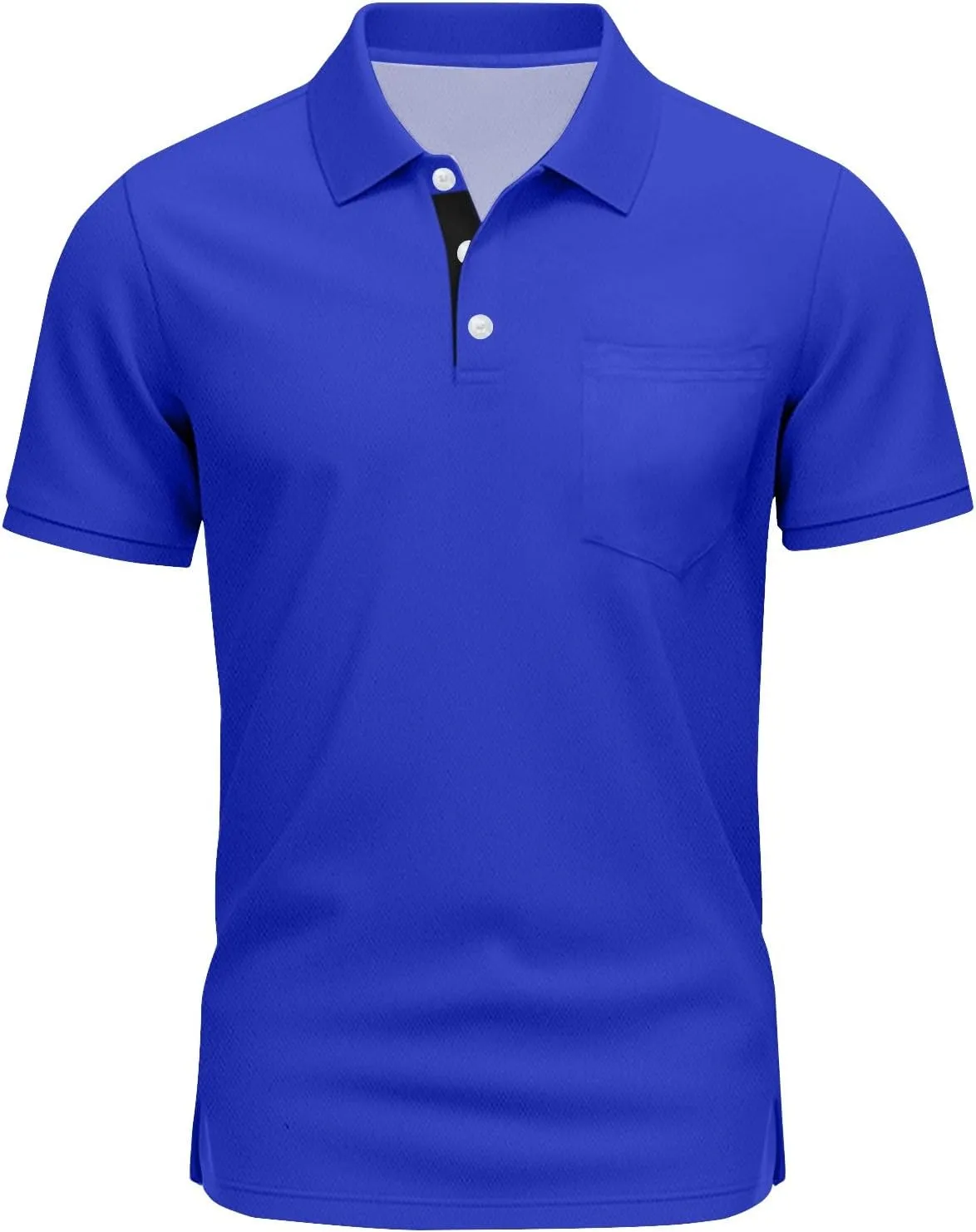 Men's Polo Shirts Short Sleeve Casual Fashion Golf Shirt Classic Slim Fit Summer T-Shirts with Pockets