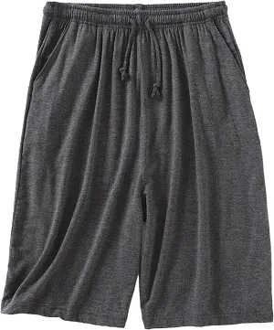 Men's Running Athletic Workout Gym Shorts Breathable Lightweight Quick Dry Mesh Capris Lounge Pants with Pockets