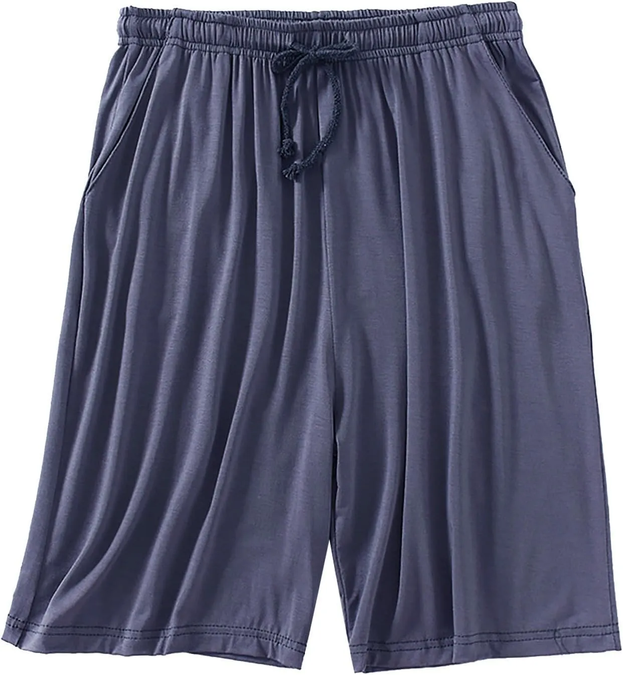 Men's Running Athletic Workout Gym Shorts Breathable Lightweight Quick Dry Mesh Capris Lounge Pants with Pockets
