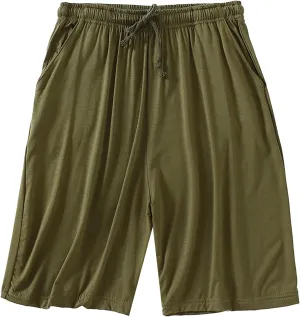 Men's Running Athletic Workout Gym Shorts Breathable Lightweight Quick Dry Mesh Capris Lounge Pants with Pockets
