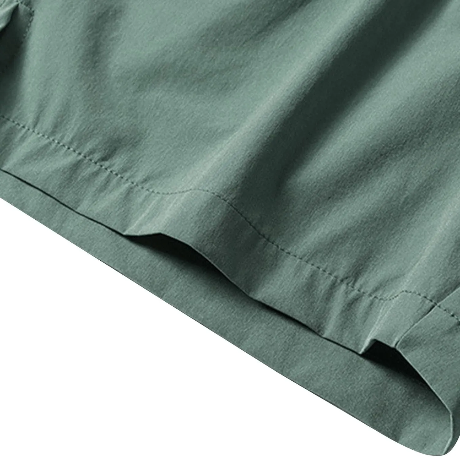 Men's Running Shorts Cotton Quick Dry Breathable Workout Pants with Pocket Drawstring Elastic Waist Gym Shorts