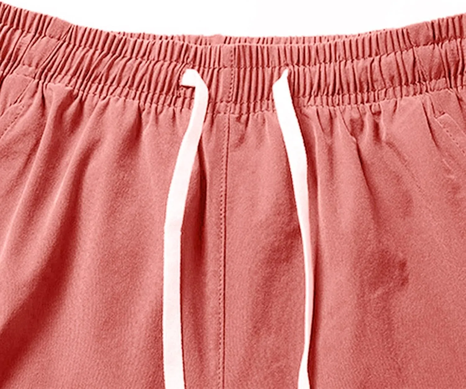 Men's Running Shorts Cotton Quick Dry Breathable Workout Pants with Pocket Drawstring Elastic Waist Gym Shorts