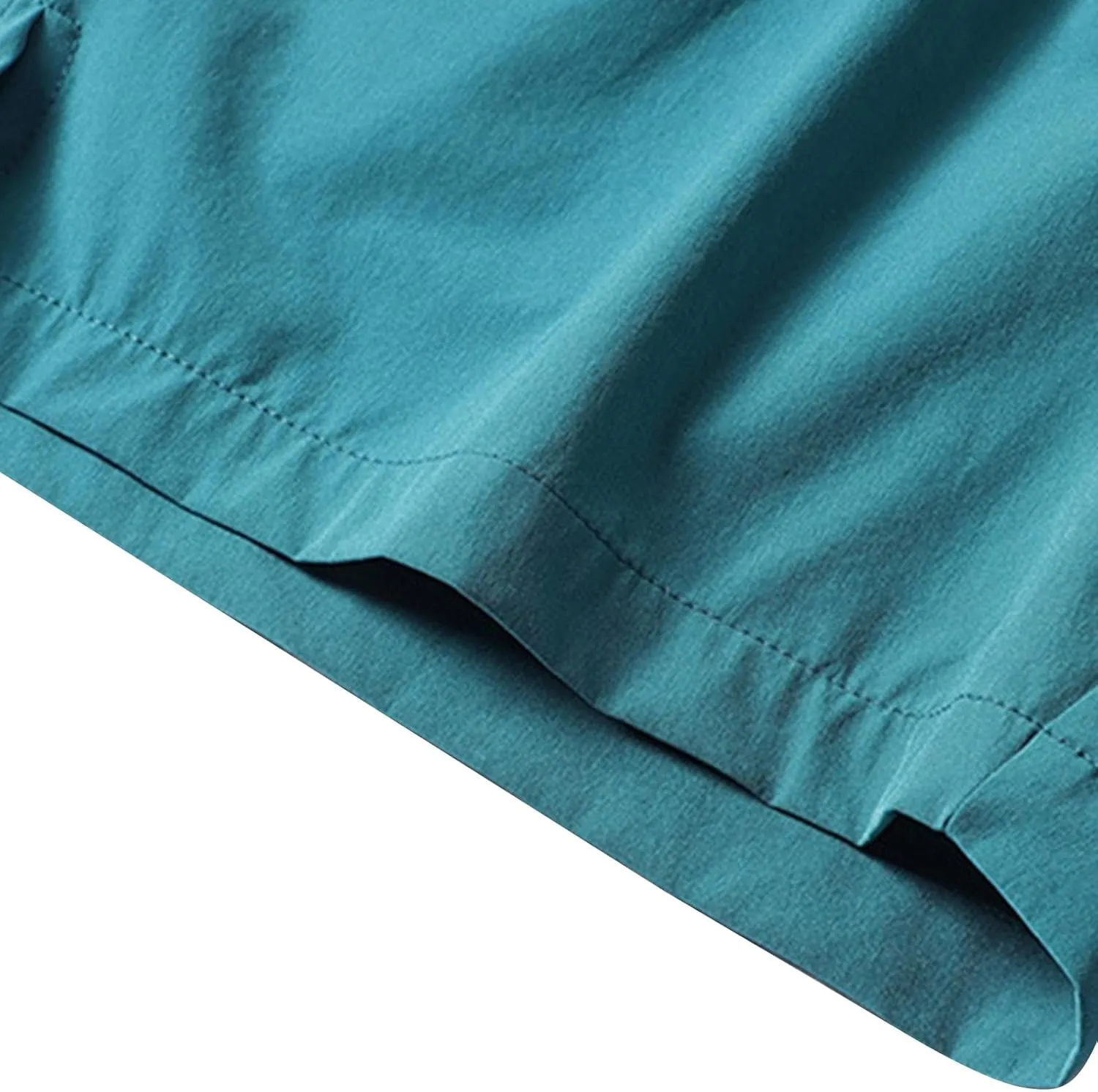Men's Running Shorts Cotton Quick Dry Breathable Workout Pants with Pocket Drawstring Elastic Waist Gym Shorts
