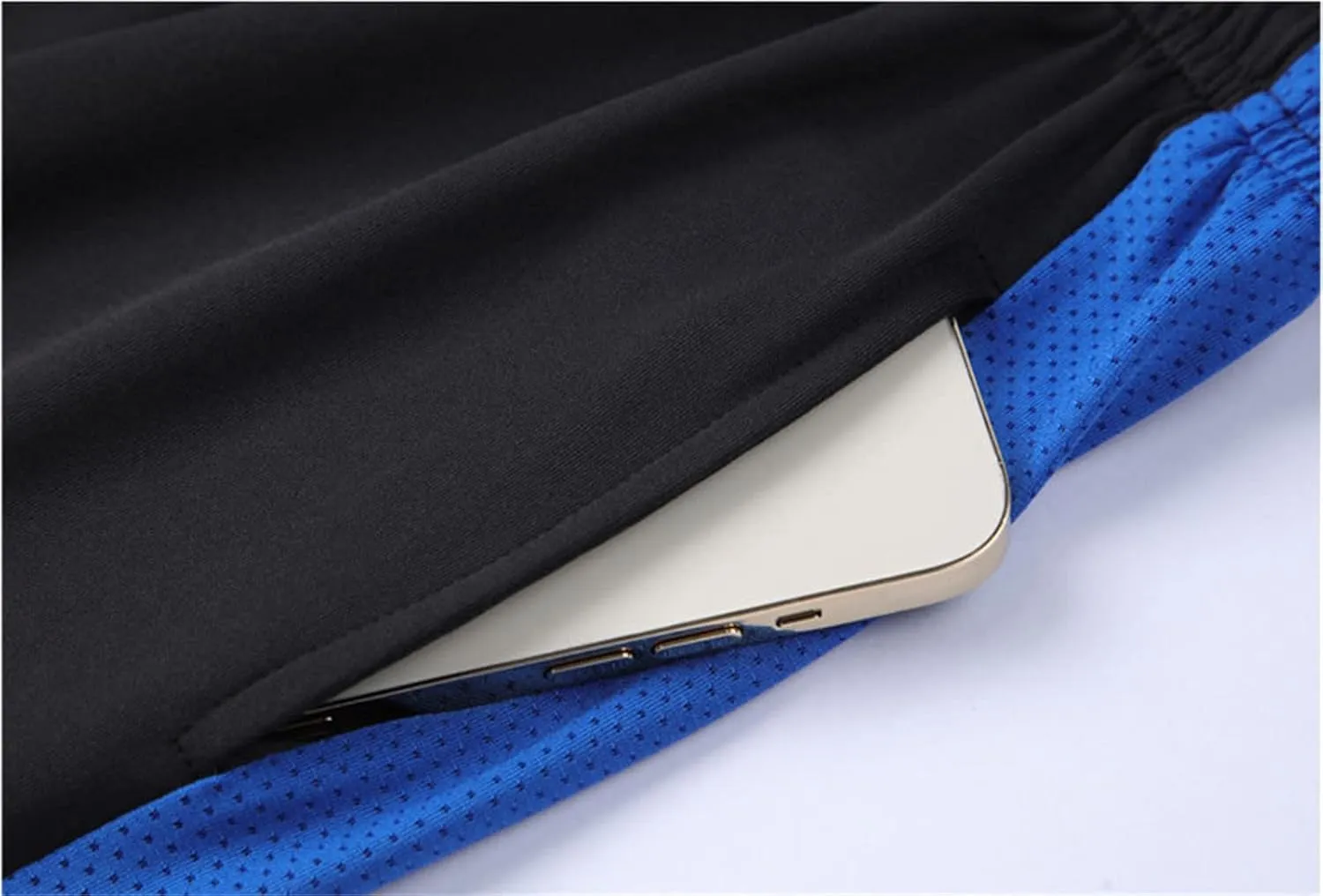 Mens Shorts Athletic with Zipper Pocket Male Gym Workout Shorts Elastic Waist Casual Jogger Pants Stretch Activewear