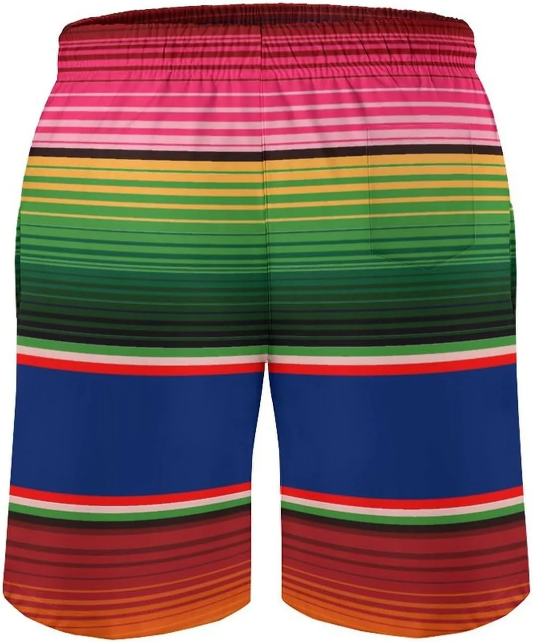Men's Shorts Casual Elastic Waist Drawstring Lightweight Summer Beach Shorts