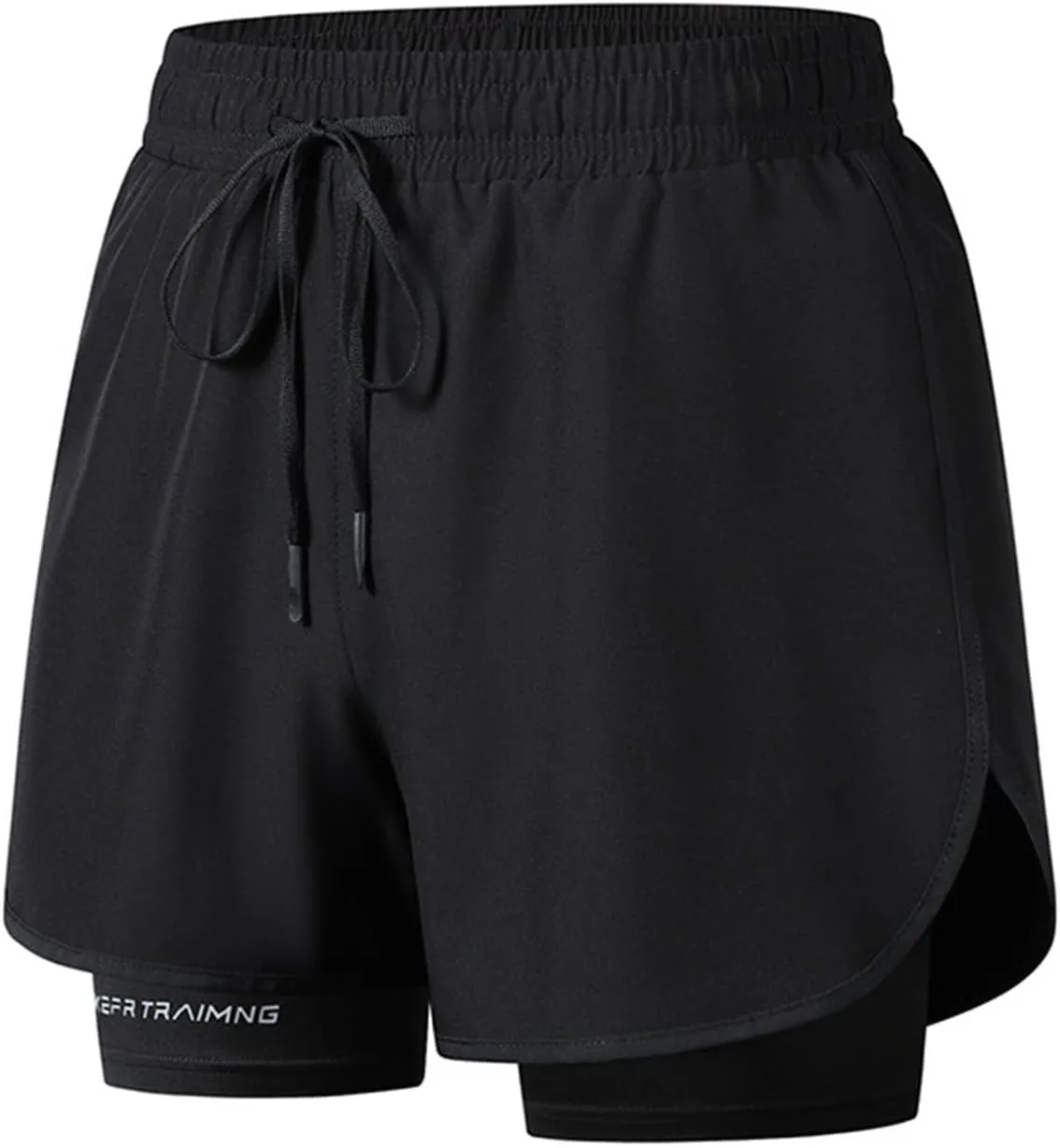 Mens Sports Shorts Running Shorts with Compression Liner Quick Dry Active Shorts for Training