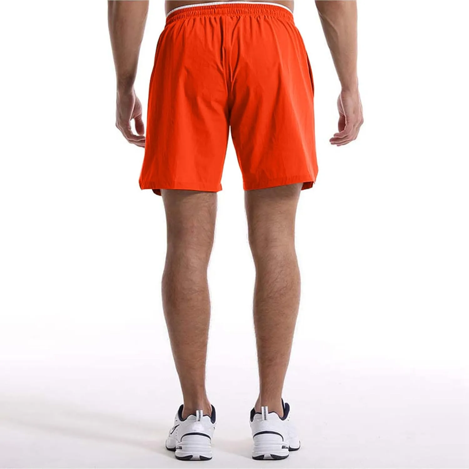 Men's Summer Beach Shorts Lightweight Elastic Waist Drawstring Casual Shorts with Pocket Elastic Waist Casual Men's Shorts