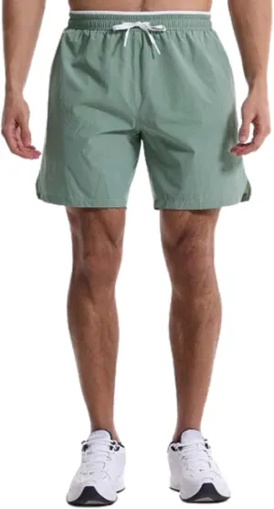 Men's Summer Beach Shorts Lightweight Elastic Waist Drawstring Casual Shorts with Pocket Elastic Waist Casual Men's Shorts