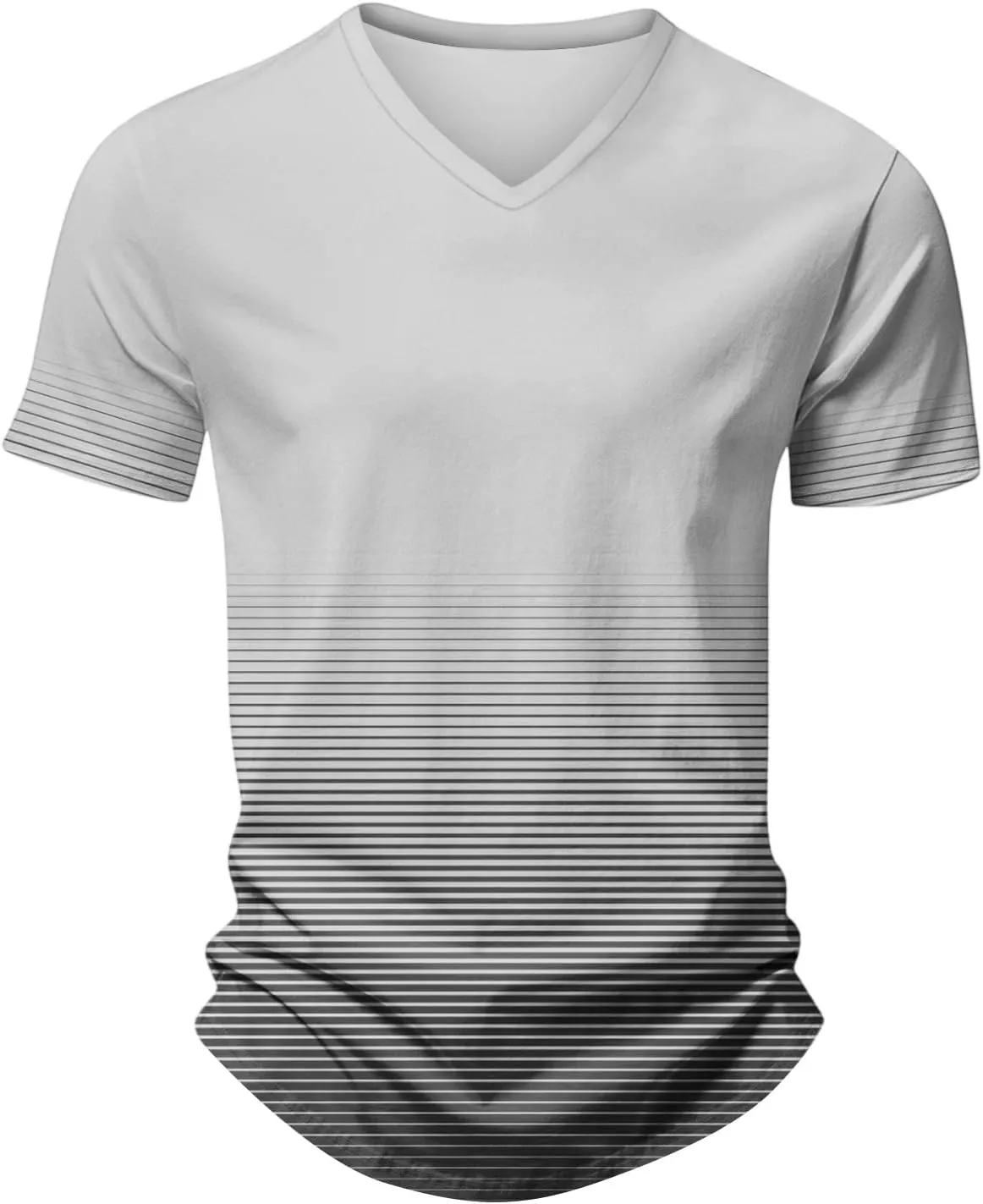 Mens Summer Shirts : Super Soft Premium Fabric Loose Fit Relaxed Fit Daily Tees